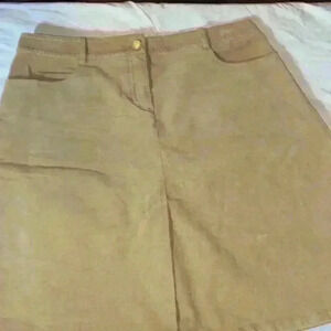Lilly Pulitzer tan corduroy skirt